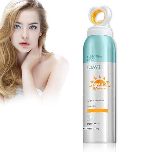 Body Face Sunscreen Spray Face Sunscreen Mist SPF 50 Broad Spectrum UVA/UVB Sunscreen Protection Lightweight, Non-Greasy Body Sunscreen Spray for Daily Face Spray Sunscreen
