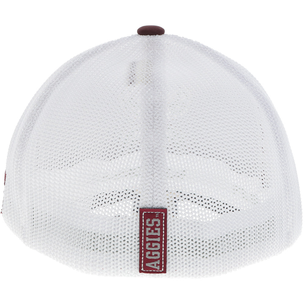 Texas A&M Maroon/White w/ Hooey Logo Flexfit Hat