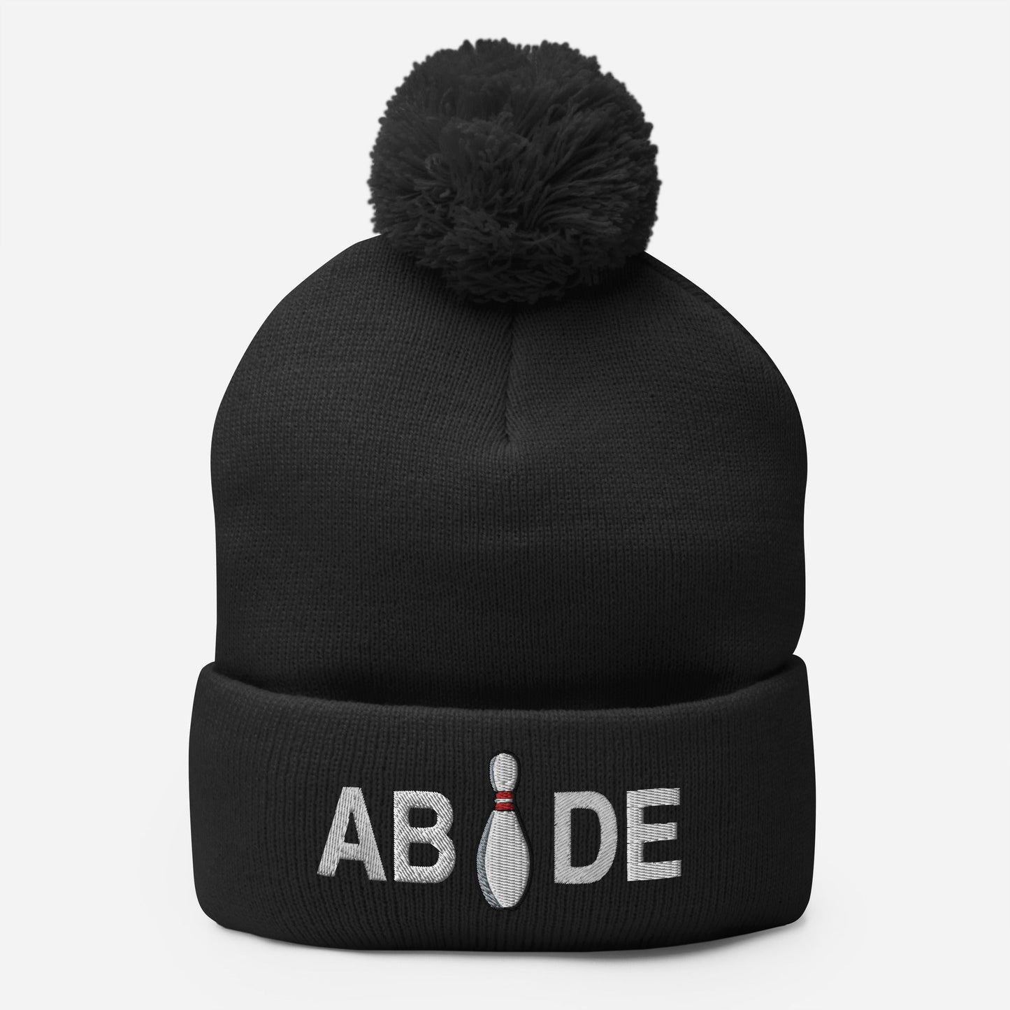 Abide Bowling Pin | Lebowski Pom-Pom Beanie