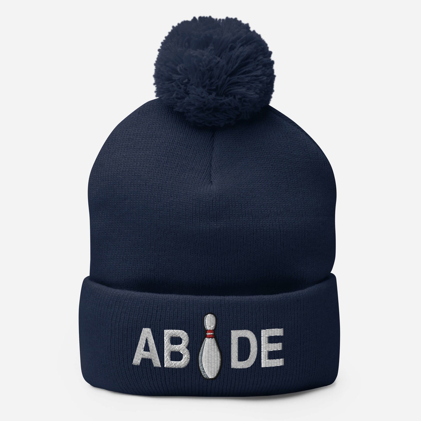 Abide Bowling Pin | Lebowski Pom-Pom Beanie