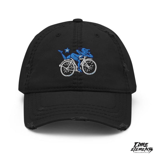 Albert Hofmann Embroidered Distressed Dad Hat | Night Bike Ride 1943