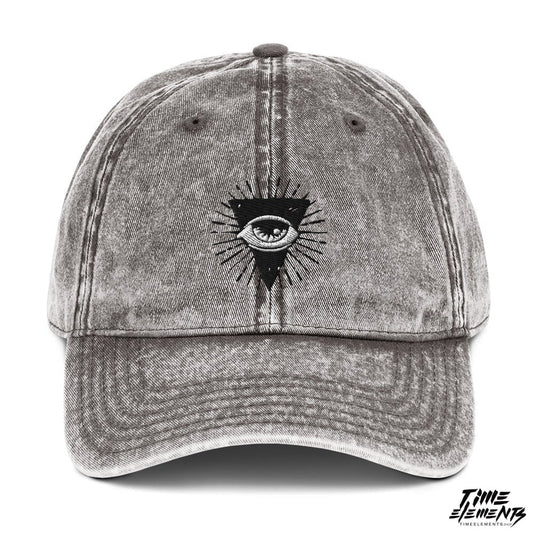 All Seeing Eye - Esoteric | Funky Gothic Acid Wash Dad Hat