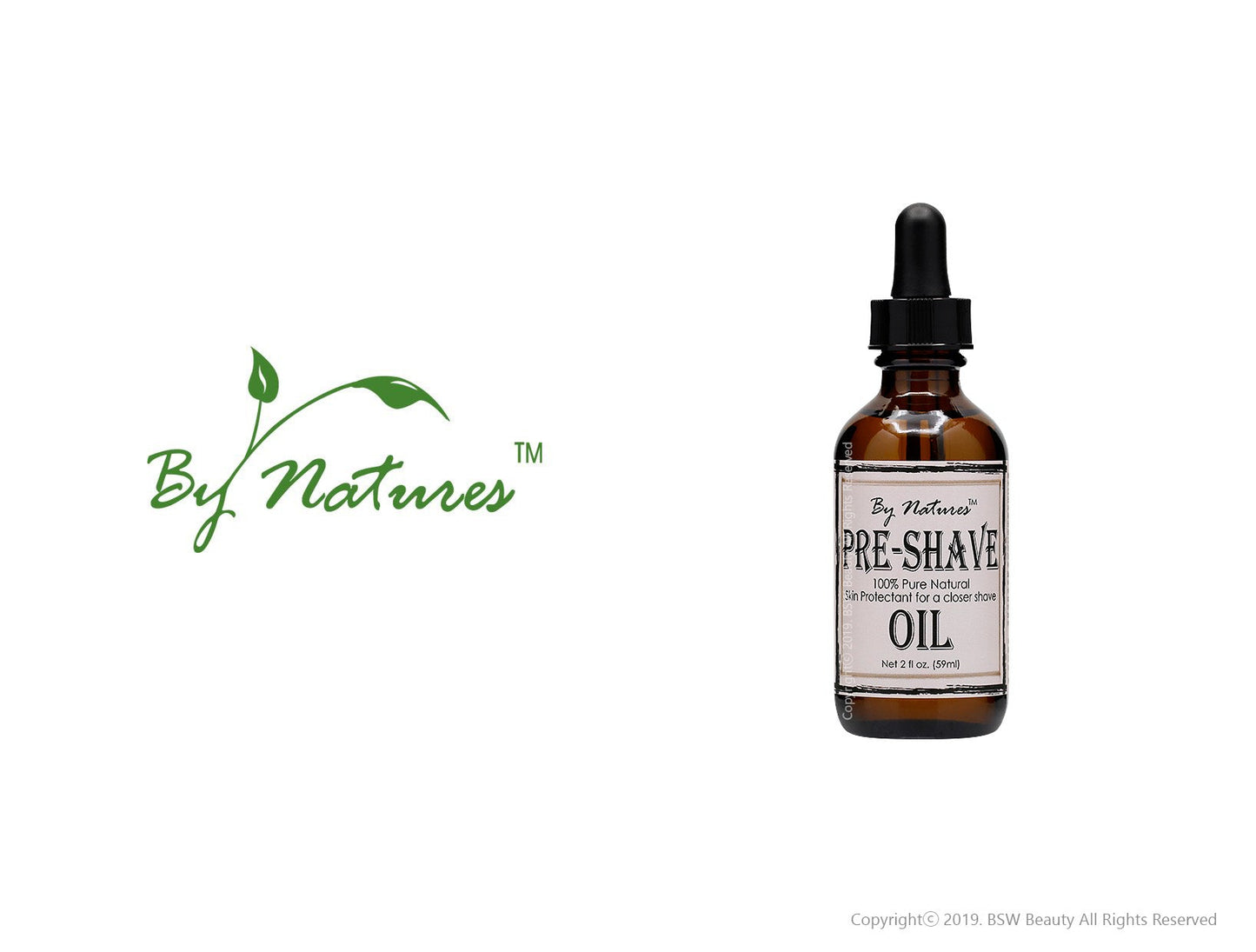 BY NATURES PRE-SHAVE OIL 2oz