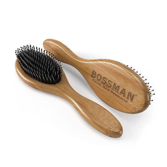 Boar Bristle Brush | Beard Brush With Boar Hair & Nylon/Natural Bristles