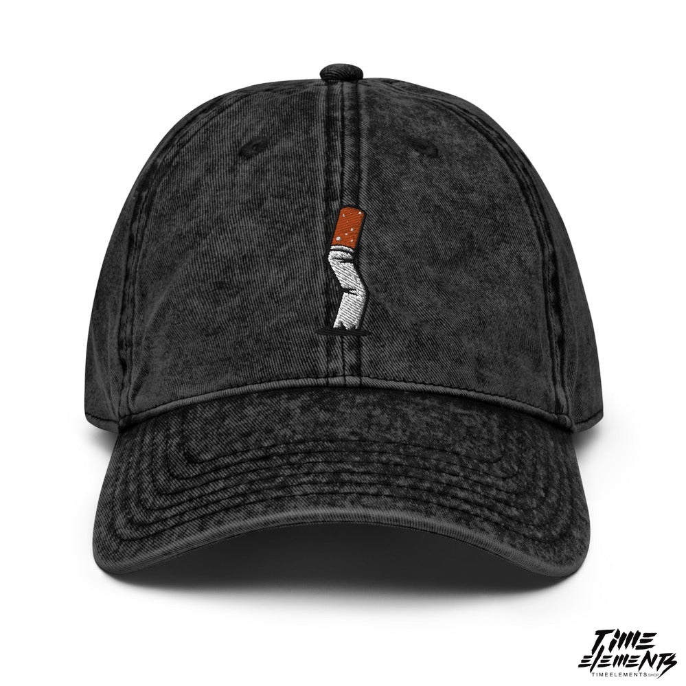 Cigarette Butt | Funky Hipster Acid Wash Dad Hat Cap
