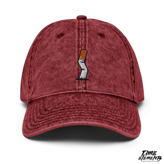 Cigarette Butt | Funky Hipster Acid Wash Dad Hat Cap