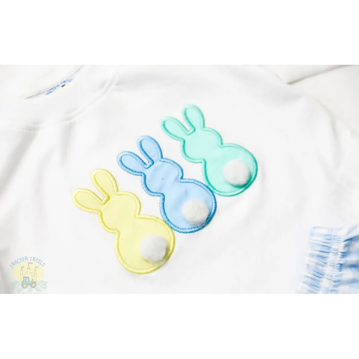 3D Bunny Tails Boy Diaper Set