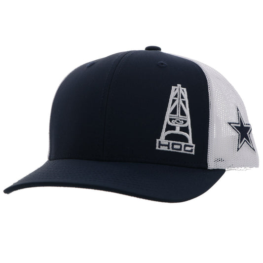 "Dallas Cowboys"  HOG Hat Navy/White w/Cowboys Logo