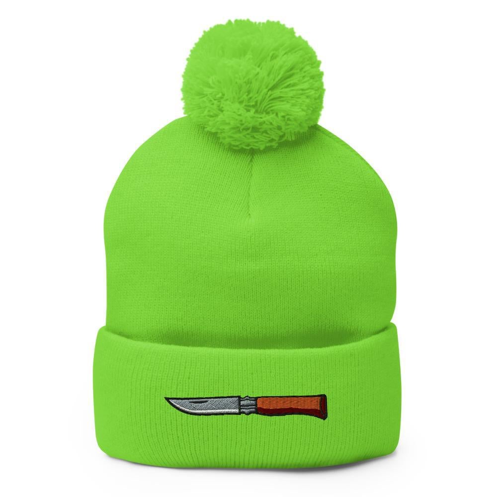  French folding Knife - Boy's Toy | Handyman Hipster Pom-Pom Beanie