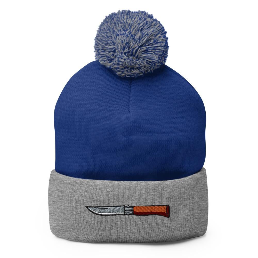  French folding Knife - Boy's Toy | Handyman Hipster Pom-Pom Beanie