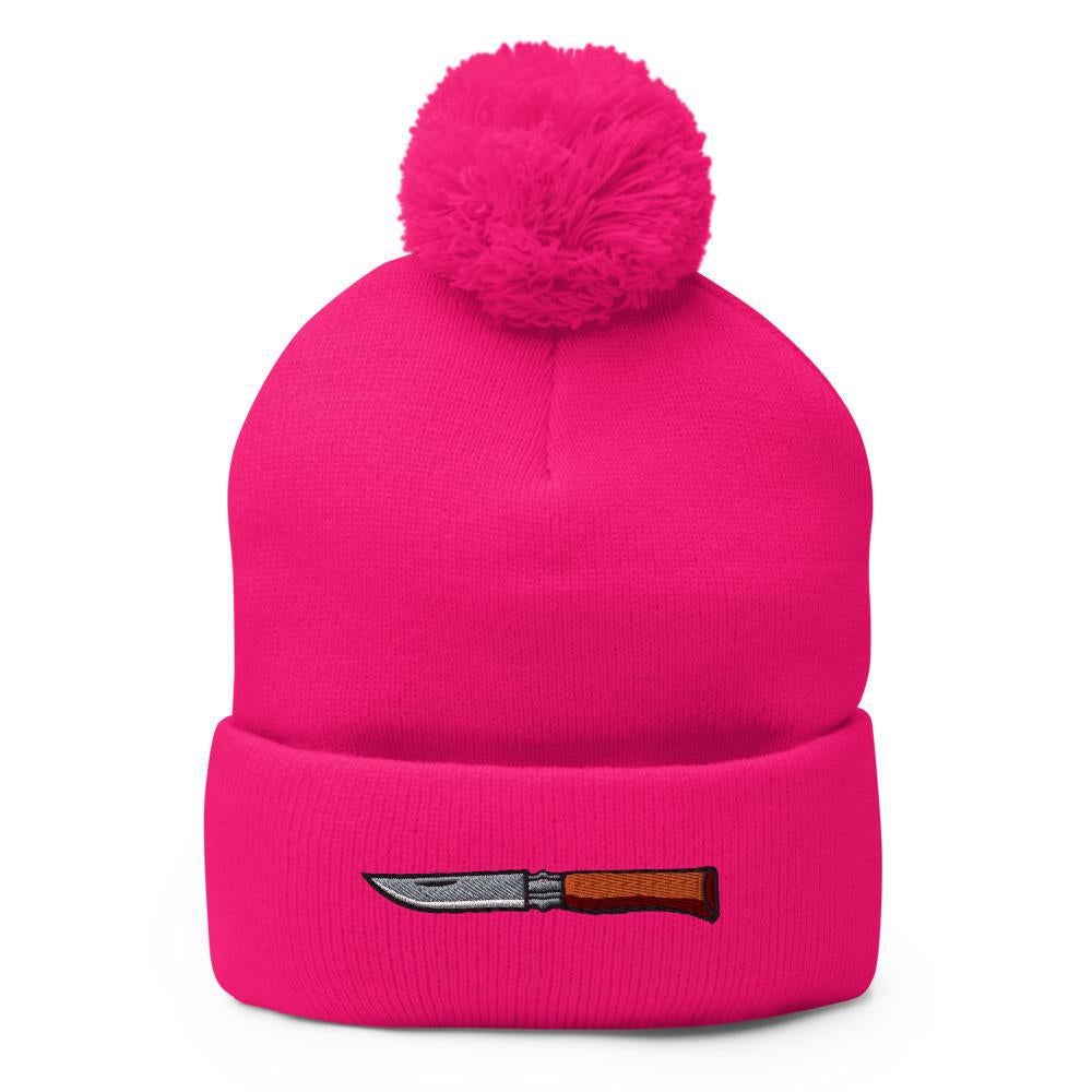  French folding Knife - Boy's Toy | Handyman Hipster Pom-Pom Beanie