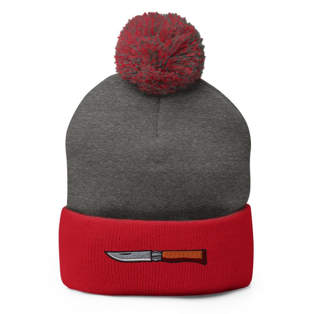  French folding Knife - Boy's Toy | Handyman Hipster Pom-Pom Beanie
