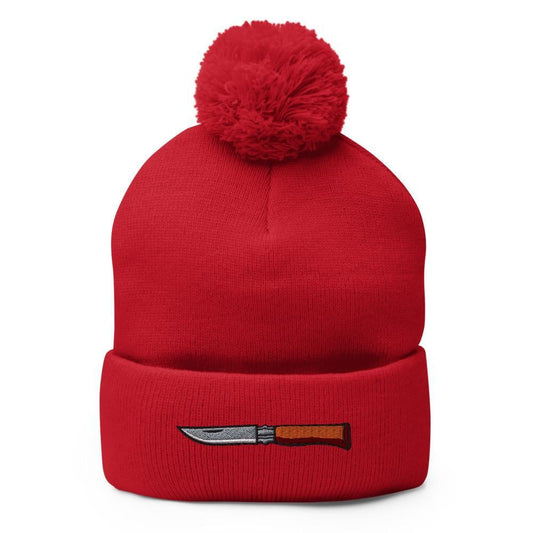  French folding Knife - Boy's Toy | Handyman Hipster Pom-Pom Beanie