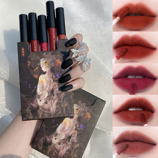 5pcs Set Lip Glaze Box