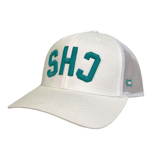 CHS Upside Down Trucker in White