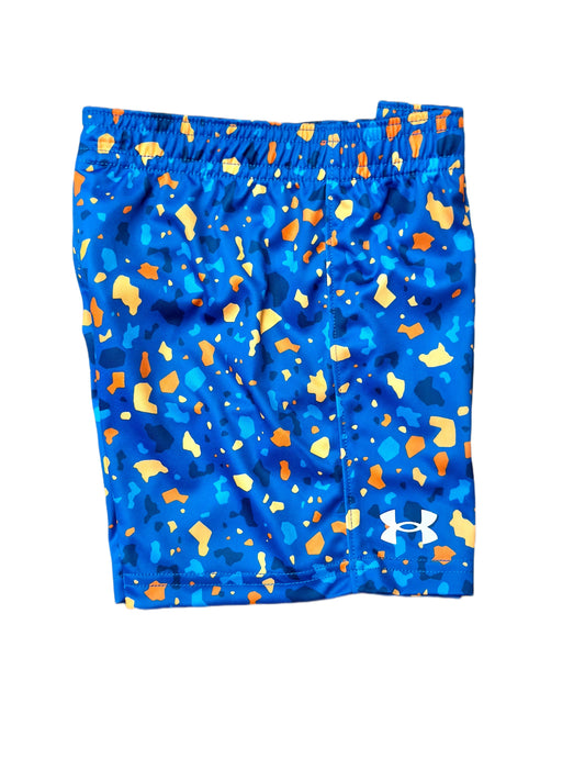 UA Boost Printed Short, Photon Blue