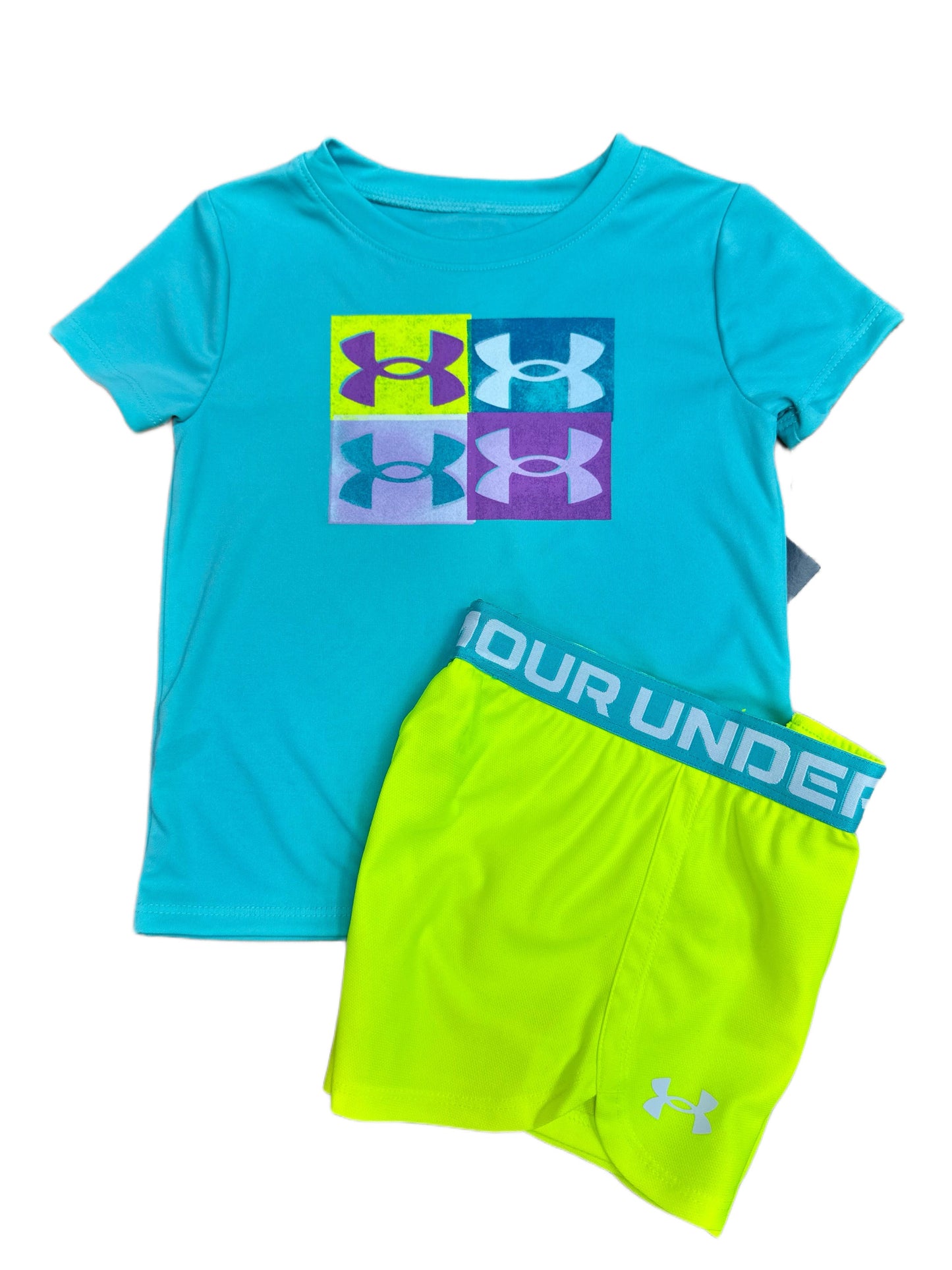 UA Quadrant Logo SS, Radial Turquoise