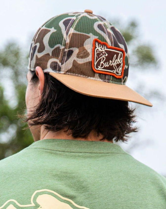 Burlebo Full Camo Mesh Hat