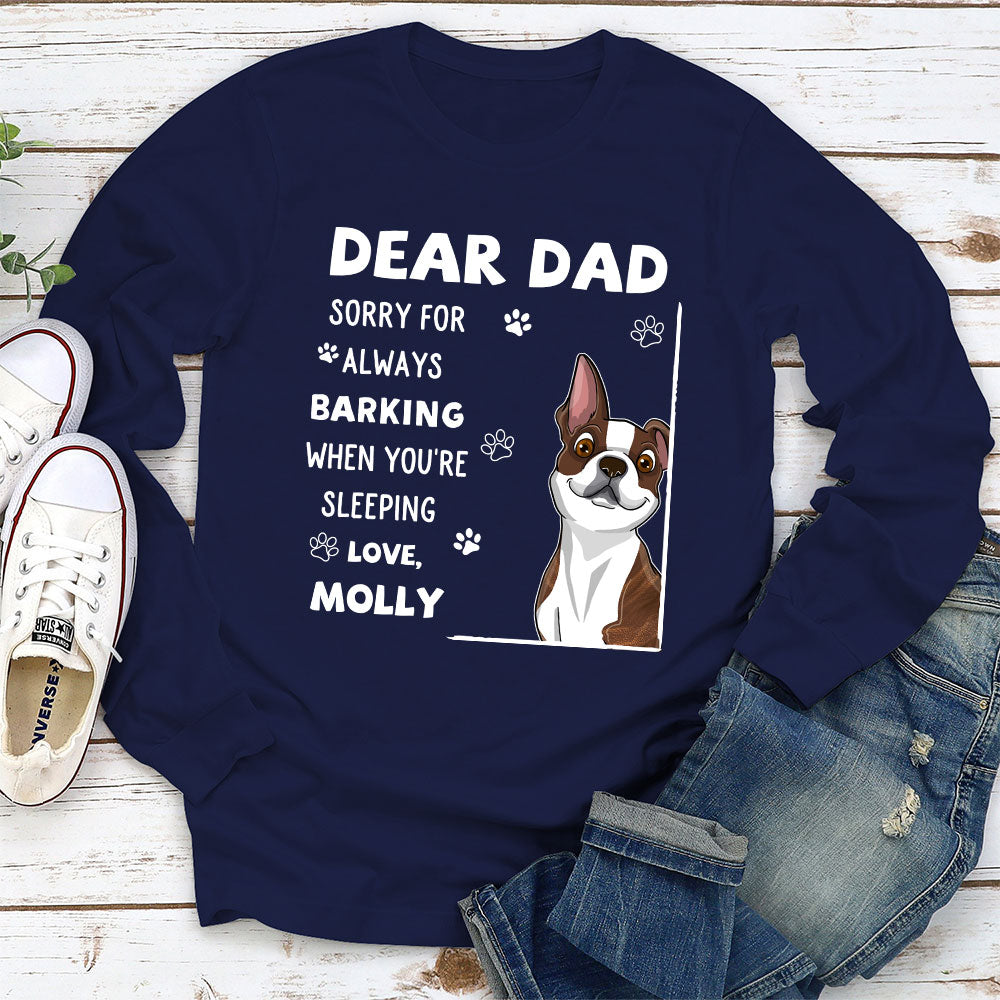 Sorry For - Personalized Custom Long Sleeve T-shirt