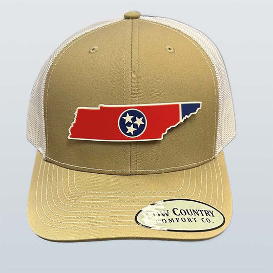 Tennessee Patch Trucker in Khaki