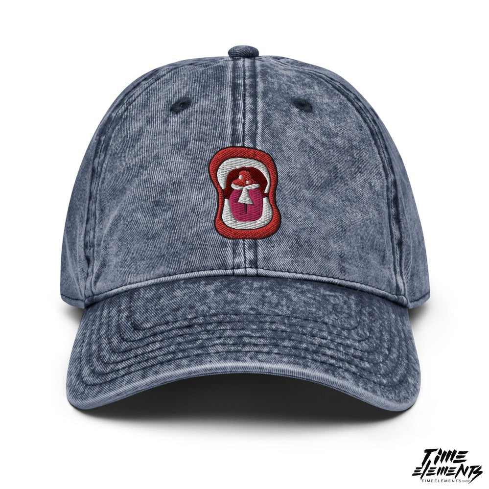 Shroom Mouth | Trippy Raver Acid Wash Dad Hat