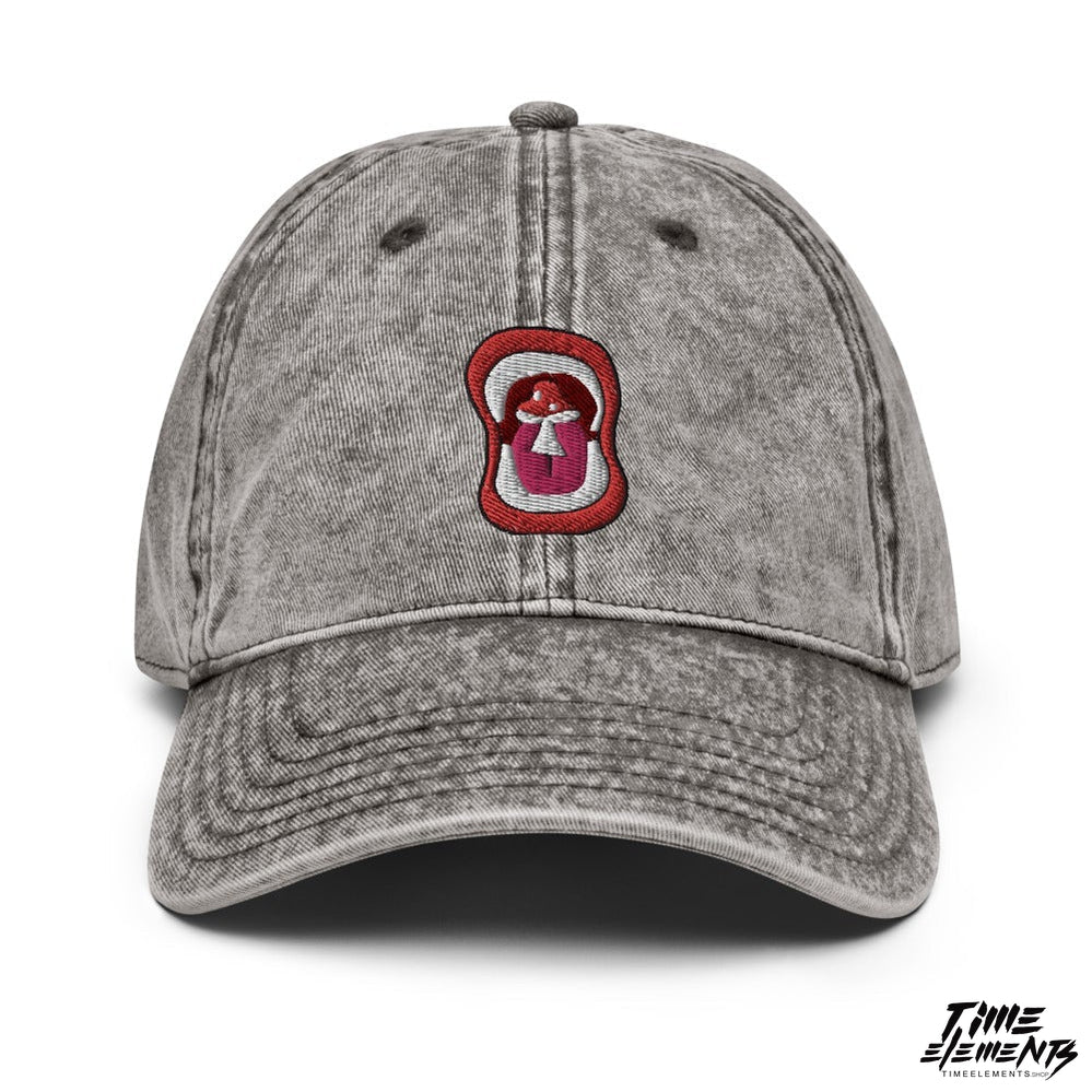 Shroom Mouth | Trippy Raver Acid Wash Dad Hat