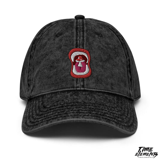 Shroom Mouth | Trippy Raver Acid Wash Dad Hat