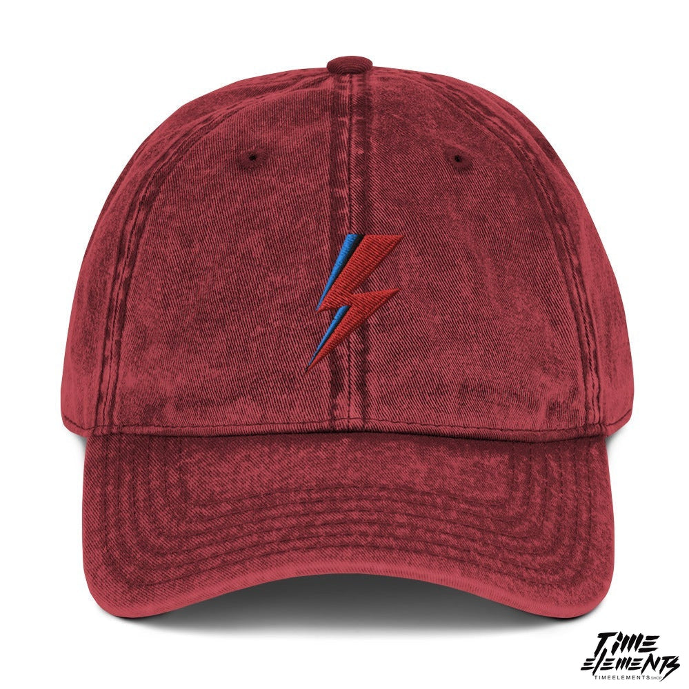 Stardust Lighting Bolt | Acid Wash Dad Hat Cap