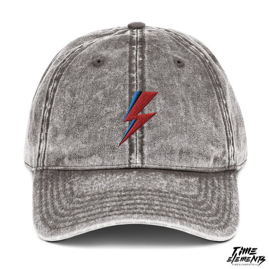 Stardust Lighting Bolt | Acid Wash Dad Hat Cap