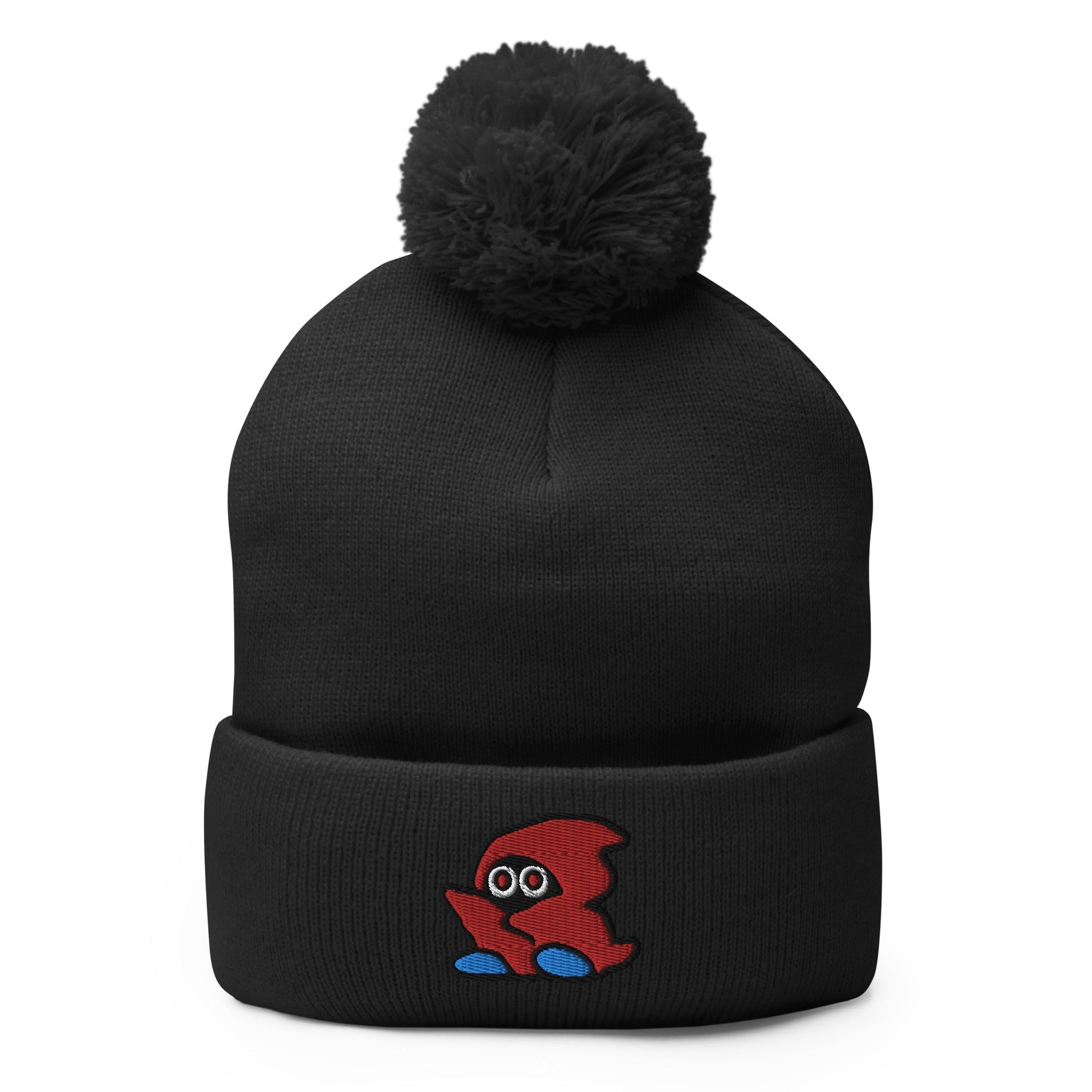 Stoner Ghost | Retro Gamer Pom-Pom Beanie