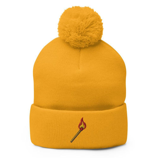 The Fire Starter | Camping Fashion Pom-Pom Beanie