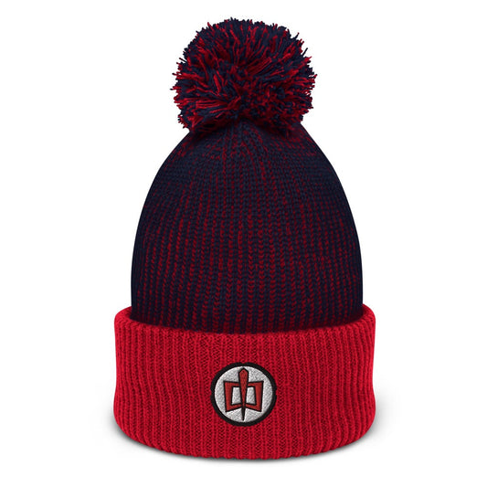 The Greatest American hero | Retro Geek Freak Pom-Pom Beanie Black Red