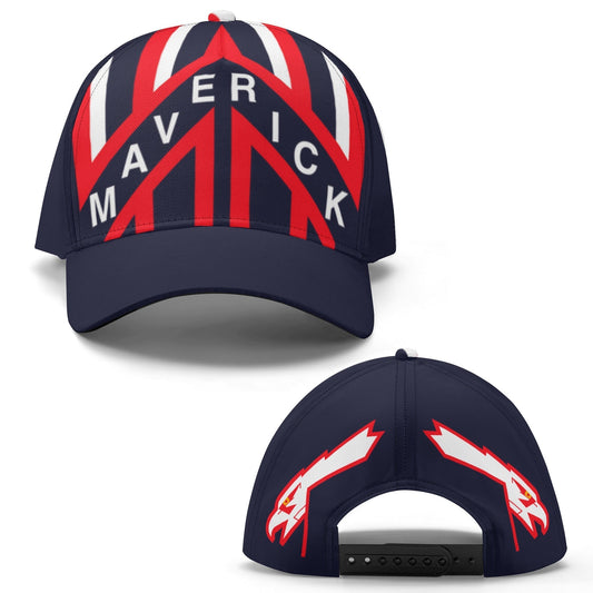 Top Gun Hat with Maverick Helmet Graphic