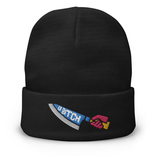 U BITCH | Badass Fashionable Cuffed Beanie