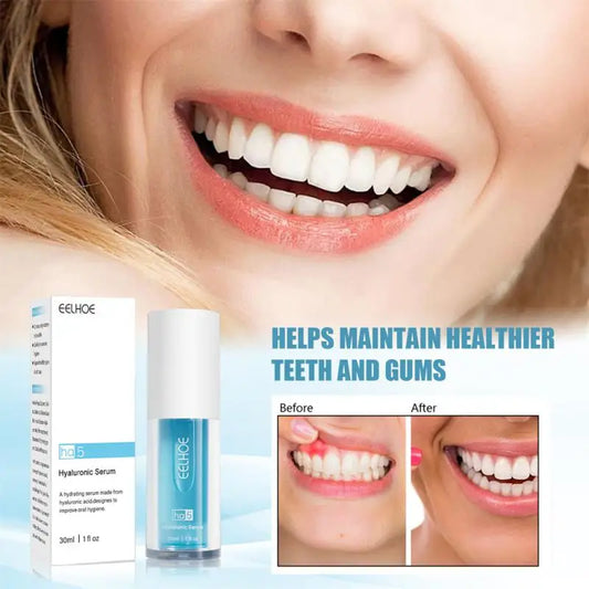 V34 Whitening Toothpaste 30ml Blue Purple Corrector Teeth Effective Whitening Oral Cleaning Remove Cigarette Stains Reduce Yellowing