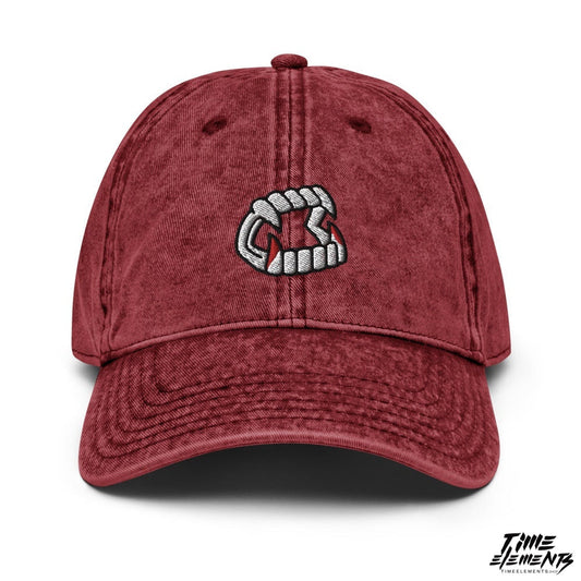 Vampire Fangs | Acid Wash Dad Hat Cap