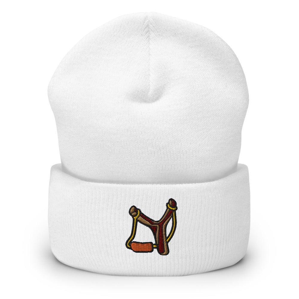 Wooden Slingshot - Boy's Toy | Funky Hipster Cuffed Beanie