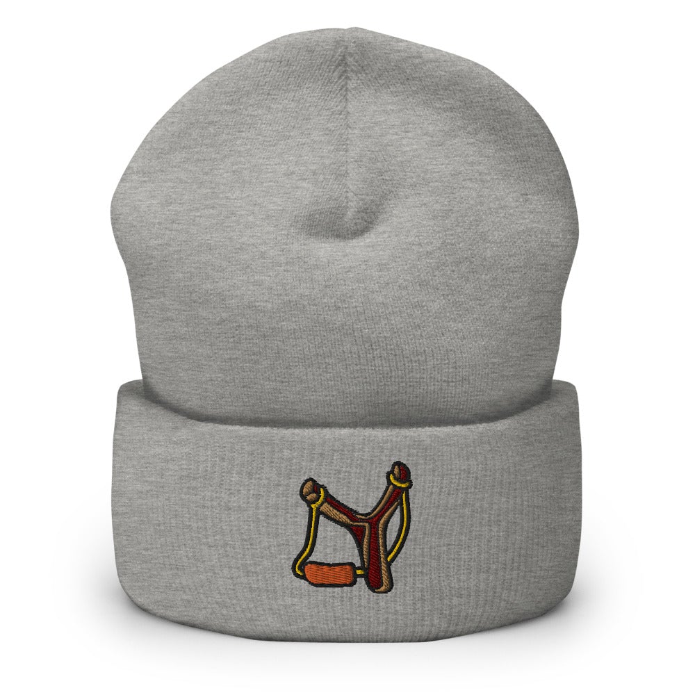 Wooden Slingshot - Boy's Toy | Funky Hipster Cuffed Beanie
