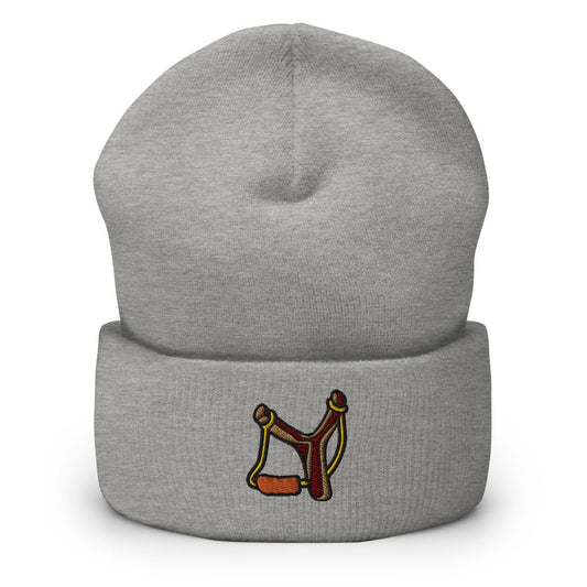 Wooden Slingshot - Boy's Toy | Funky Hipster Cuffed Beanie