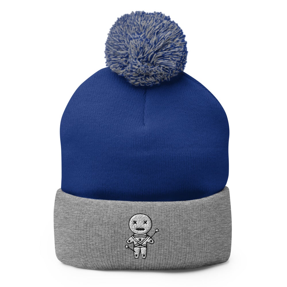 Woodoo Doll - Black Magic | Gothic Freak Pom-Pom Beanie