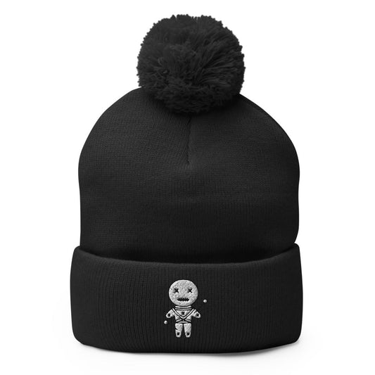 Woodoo Doll - Black Magic | Gothic Freak Pom-Pom Beanie