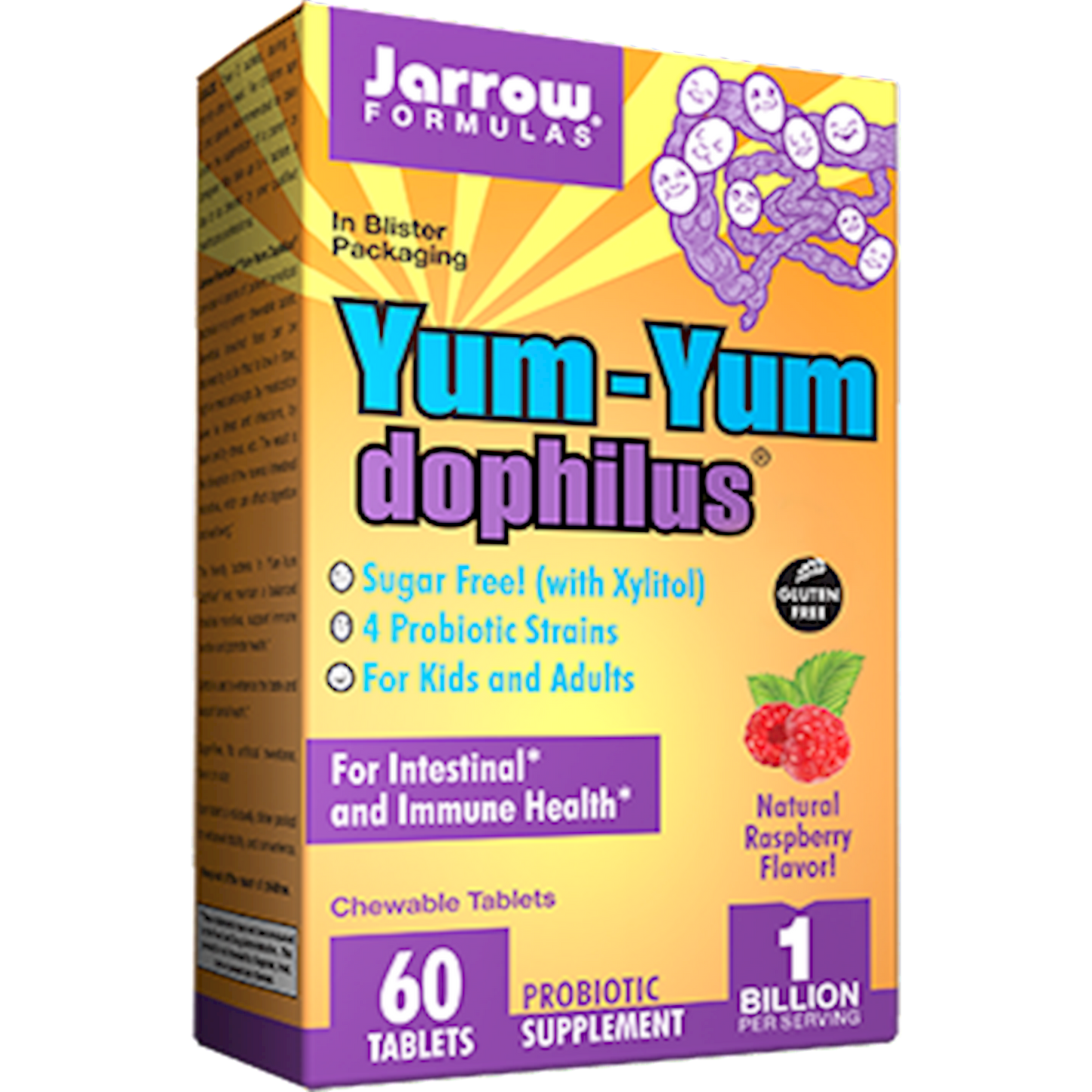 Yum-Yum Dophilus Raspberry 1 Bil