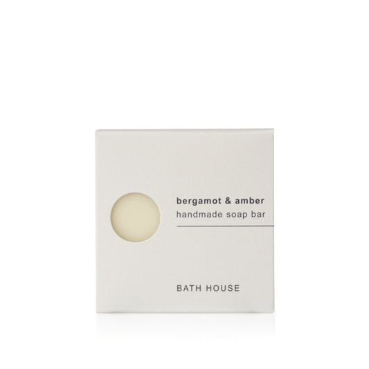 Bath House Bergamot & Amber - Handmade Soap Bar (100 g) #10086684