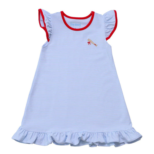 Baseball Flutter Dress
