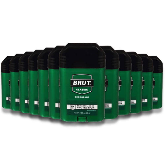 BRUT - Deodorant Stick Original Fragrance - 2.25 Oz - 12 Pack