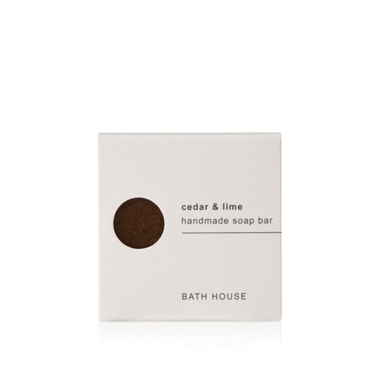 Bath House Cedar & Lime - Handmade Soap Bar (100 g) #10086692