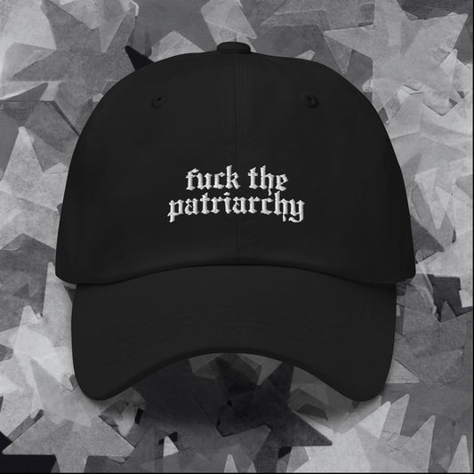 All Too Well 'fuck the patriarchy' - Embroidered Dad hat - Red RedTV
