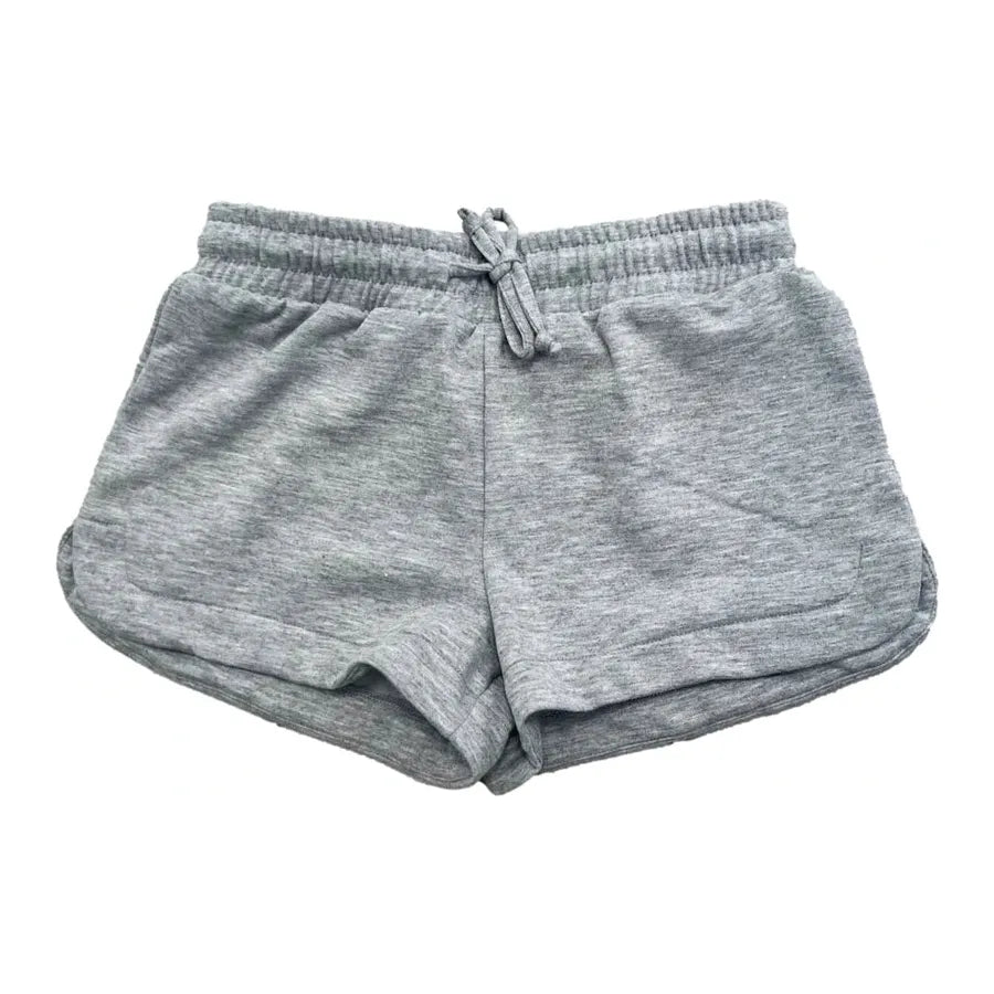 Brushed Soft Cloud Short, Heather Grey