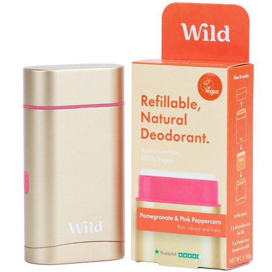 Wild Deodorant Starter Pack - Pomegranate & Pink Pepper