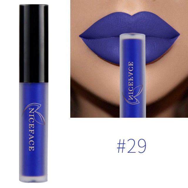 Waterproof Brand Nude Matte Liquid Lipstick Red Lip Gloss Moisturizer Nude Mate Lip
